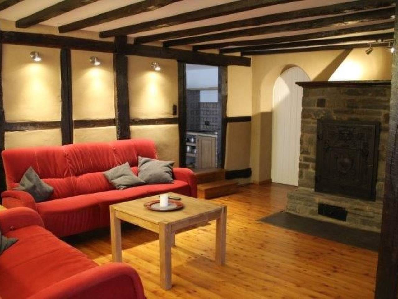 Fachwerkhaus mit Garten, Grill und Terrasse in Monschau, Naturpark Hohes Venn-Eifel