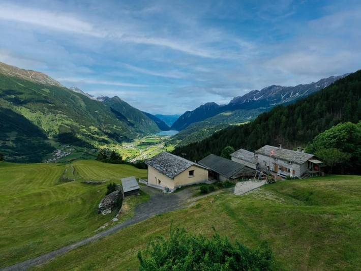 Monte Campell Dasura in Poschiavo, Bernina-Alpen