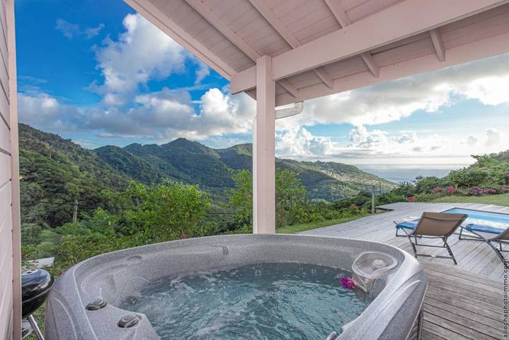 Gîte pour 4 personnes, avec vue ainsi que jardin et piscine à Les Anses-d'Arlet - 4