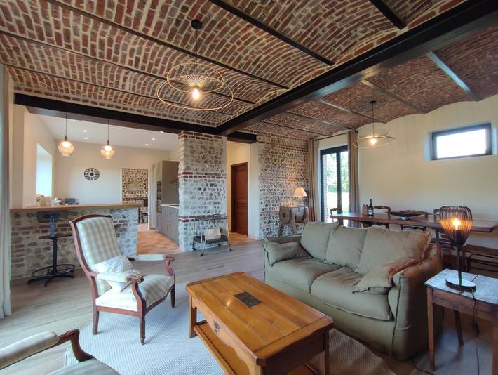Gîte pour 6 personnes, avec jardin
