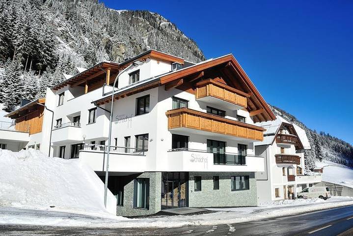 Ferienwohnung für 3 Personen, mit Balkon und Sauna, mit Haustier in Ischgl