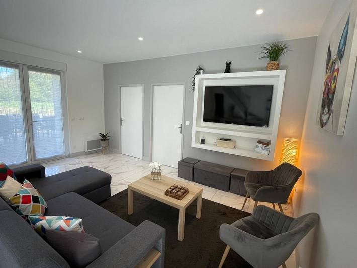 Maison de vacances pour 7 personnes, avec Terrasse ainsi que Jardin et Vue