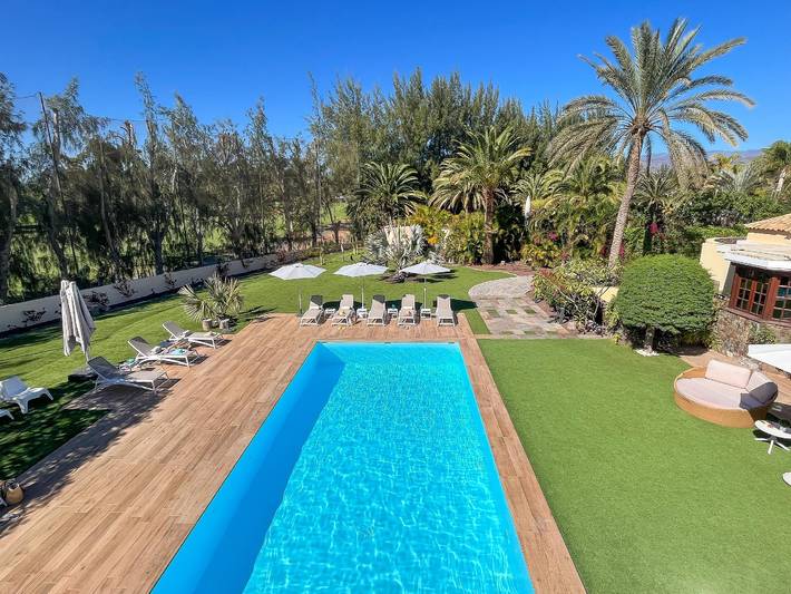 Finca für 12 Personen, mit Terrasse und Garten in Maspalomas