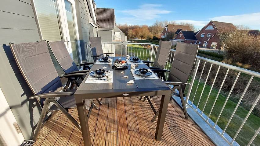 Ganze Wohnung, Nordseekoje Anja im Nordseeresort - Strandnah, Kamin, Sauna & Balkon in Büsum, Kreis Dithmarschen