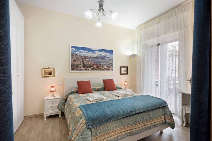Gîte pour 4 personnes, avec balcon à Vico Equense
