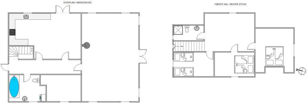 Ferienhaus für 6 Personen, mit Balkon/Terrasse und Terrasse in Drachenfestival Fanø