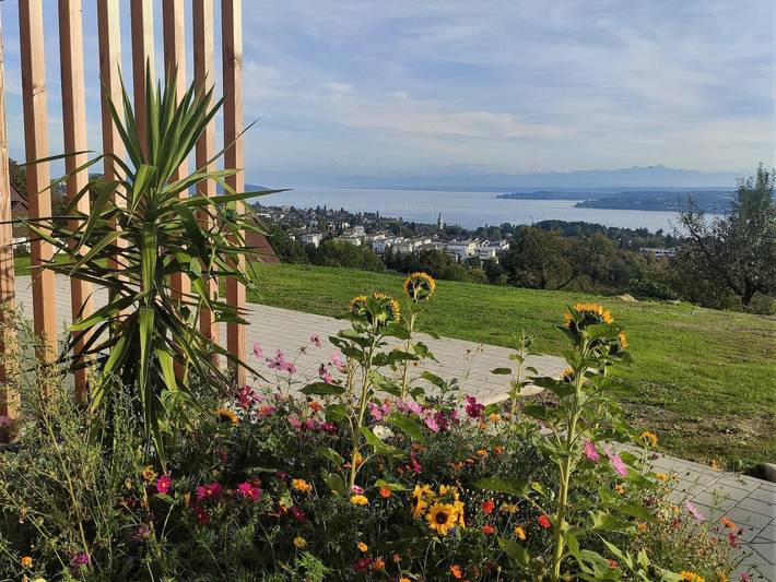 Ferienwohnung für 2 Personen, mit Seeblick und Garten sowie Balkon, kinderfreundlich in Überlingen - 2