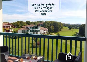 Location de vacances pour 3 personnes, avec balcon et vue à Arcangues