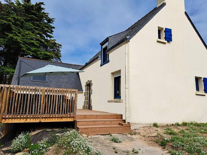 Location de vacances pour 10 personnes, avec jardin et terrasse dans Plage Kerurus Plouneour Trez - 2