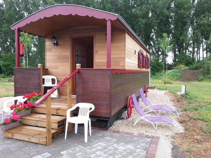 Chalet pour 4 personnes, avec jardin dans le Nord-Pas-de-Calais