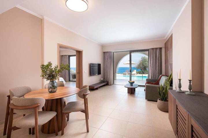 Bungalow für 3 Personen, mit Sauna und Pool sowie Ausblick und Garten auf Rhodos - 3