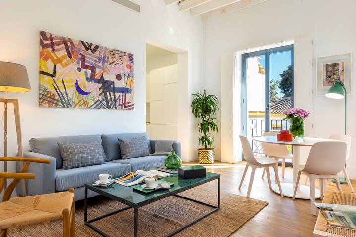 Apartamento para 4 personas, con balcón en Santa Cruz (Sevilla)