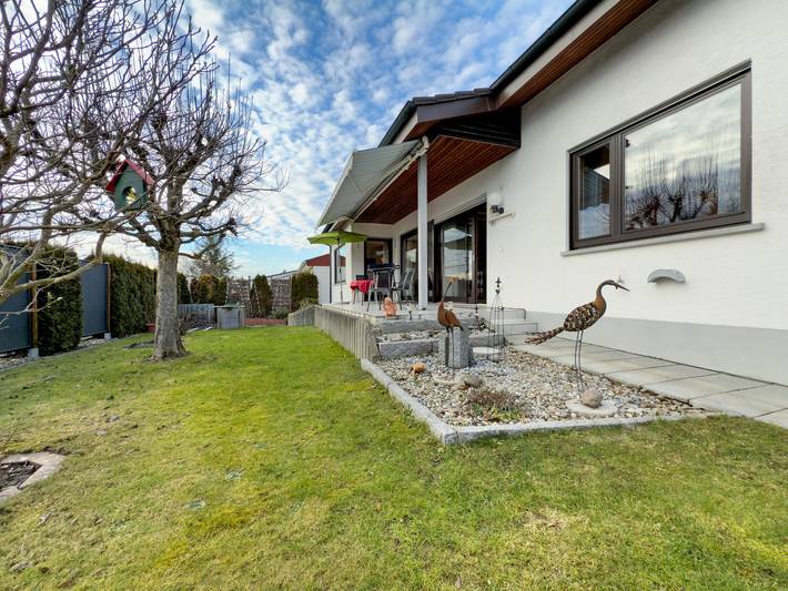 Ferienhaus für 4 Personen, mit Garten nahe des Ravensburger Spieleland