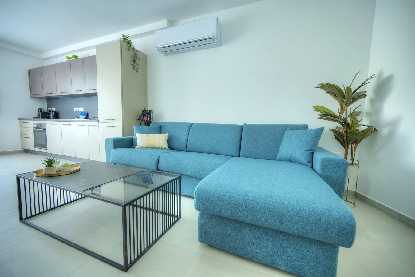 Appartement entier, Appartement de vacances pour 6 personnes avec balcon in Msida, Île de Malte