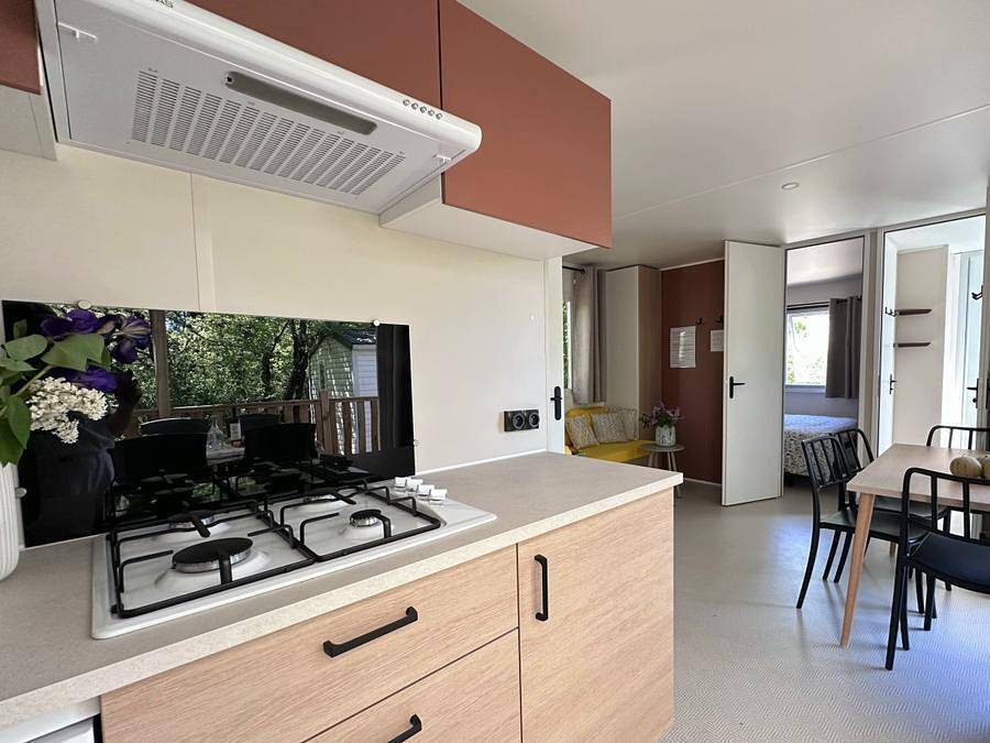 Camping Les Cigales - Mobilheim 4 personen - Grand Confort-Reihe in Saint-Genis, Gap und Umgebung