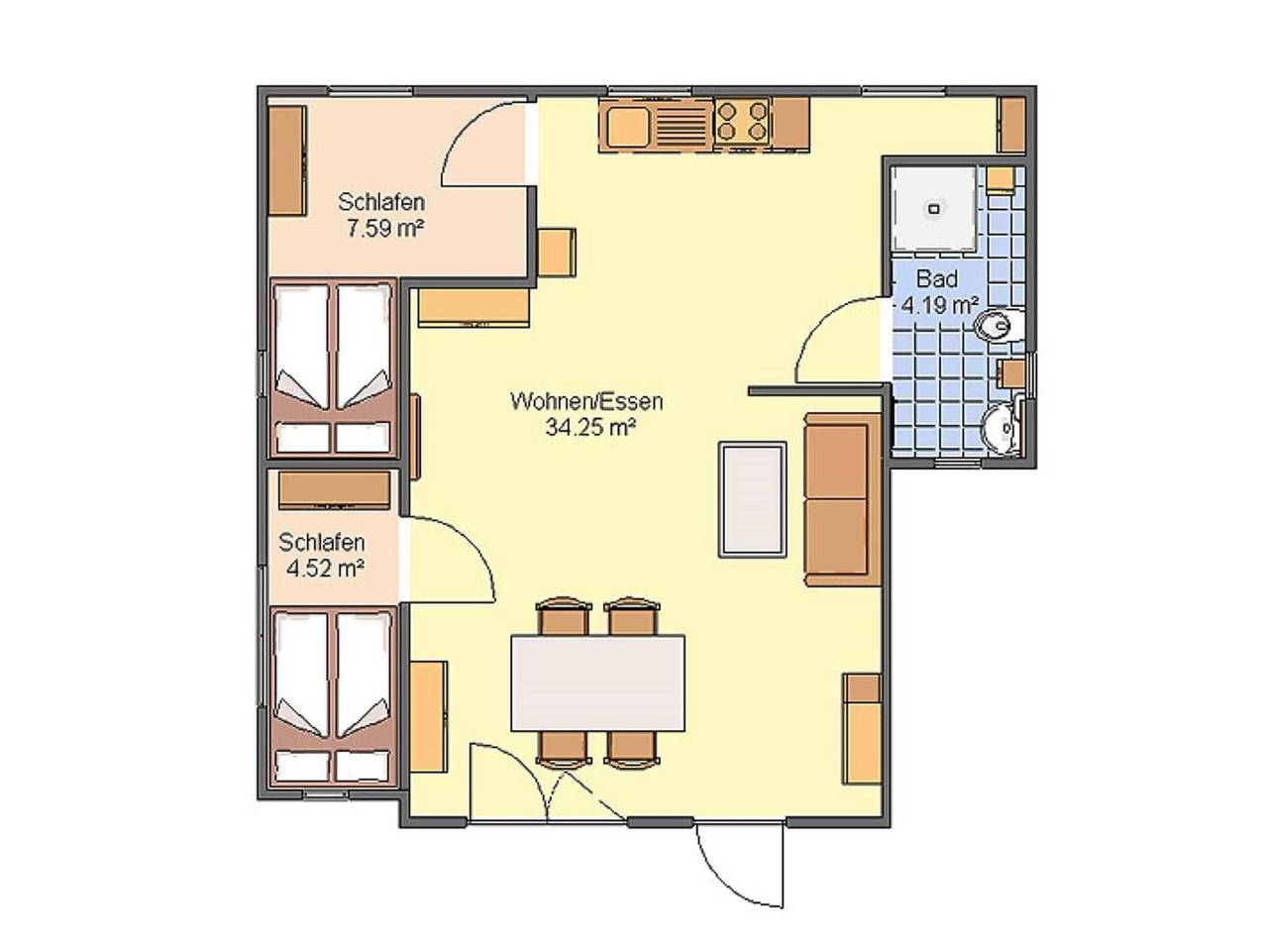 Ferienhaus Nossentiner Heide - Ferienhaus Ellie in Hohen Wangelin, Mecklenburgische Seenplatte
