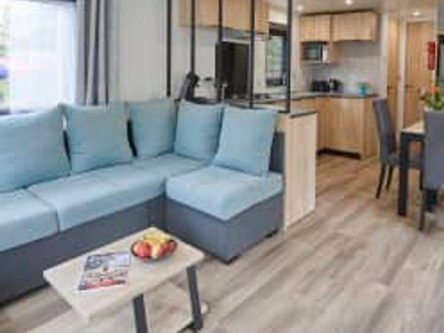 Siblu Camping Meerwijck - Chalet 6 personas - Chalet grande de 3 dormitorios con terraza (6 plazas) in Hoogezand-Sappemeer, Región de Groningen