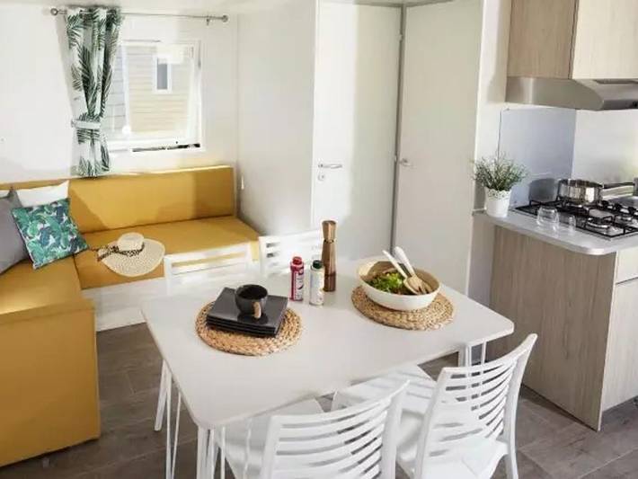 Mobil home pour 4 personnes, avec bassin pour enfant à Angles - 3