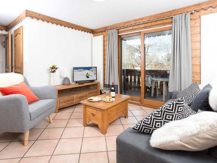 Gîte pour 4 personnes, avec balcon dans Gare De Chamonix Mont Blanc