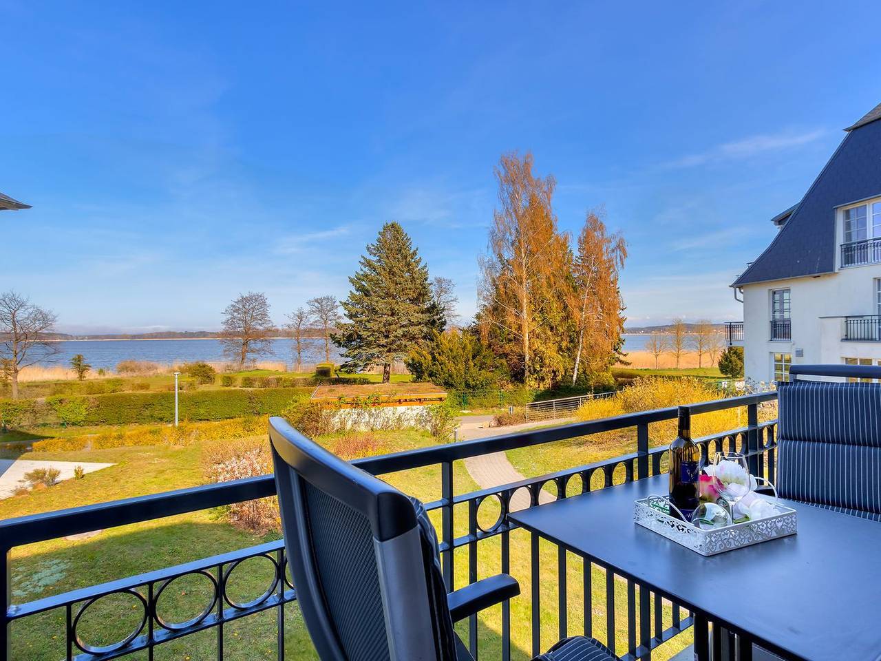 Ganze Wohnung, Residenz am Balmer See, Whg. 61 mit Sauna, Seeblick und Wellness in Balm, Benz