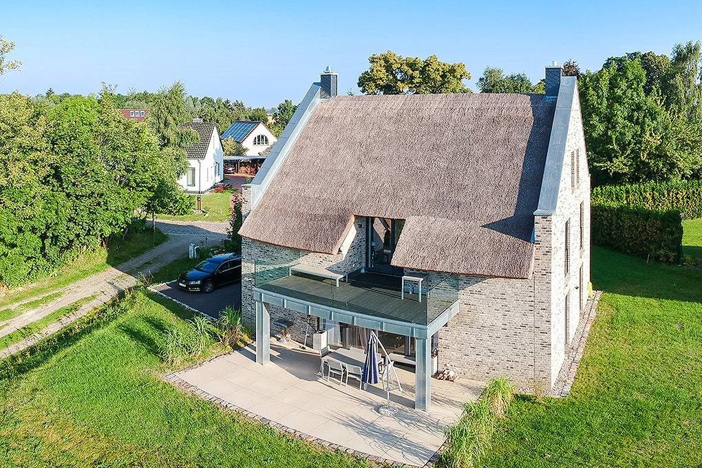 Reetscheune in Karnin (Usedom), Usedom Stadt