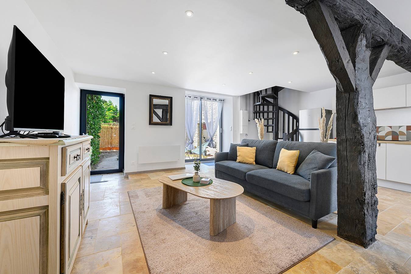 Ferienhaus 'Ker Marin - Maison Ty Gargouille' mit Terrasse, privatem Garten & Wlan in Penvins, Sarzeau