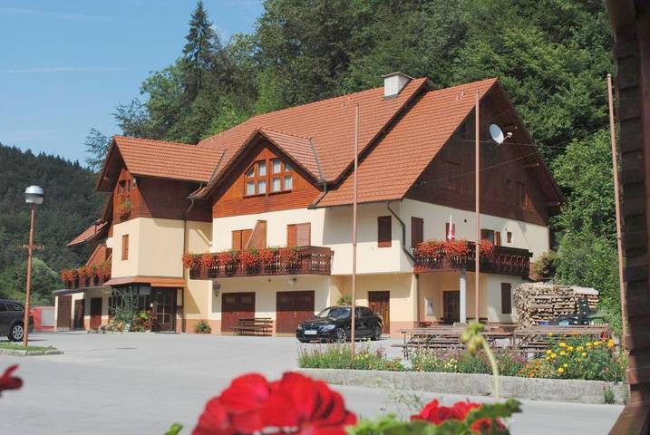 Gîte, avec Terrasse ainsi que Jardin et Sauna à Zagorje ob Savi