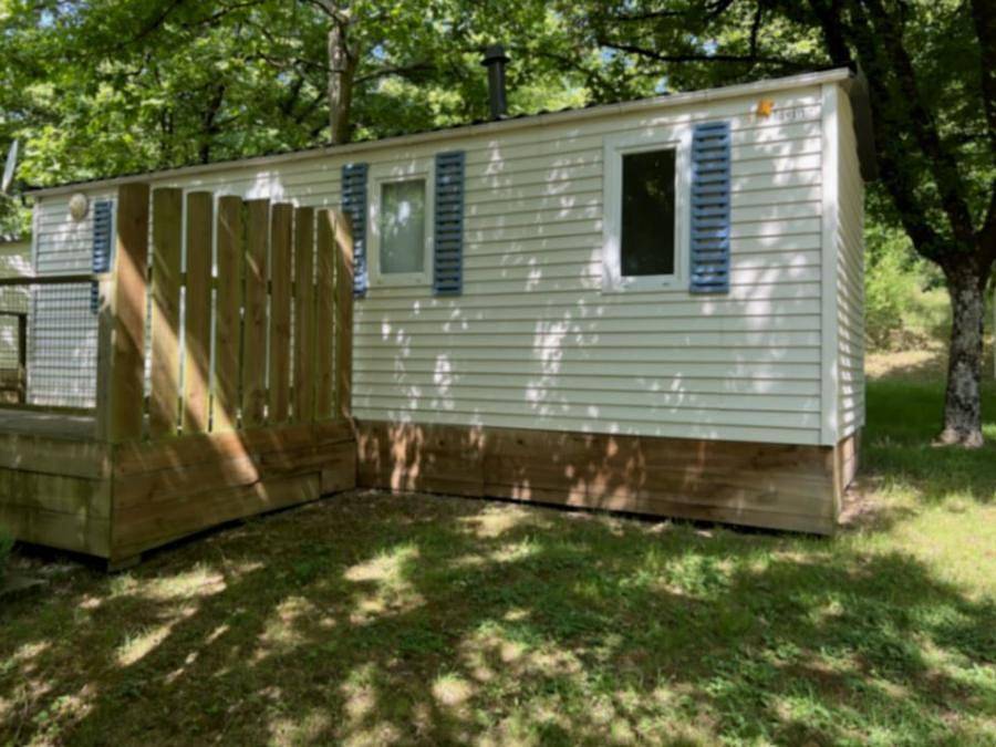 Camping Xtrem Village - Stacaravan 4 personen - Stacaravan Erable in Saint-Vincent-de-Lamontjoie, Nérac en omgeving