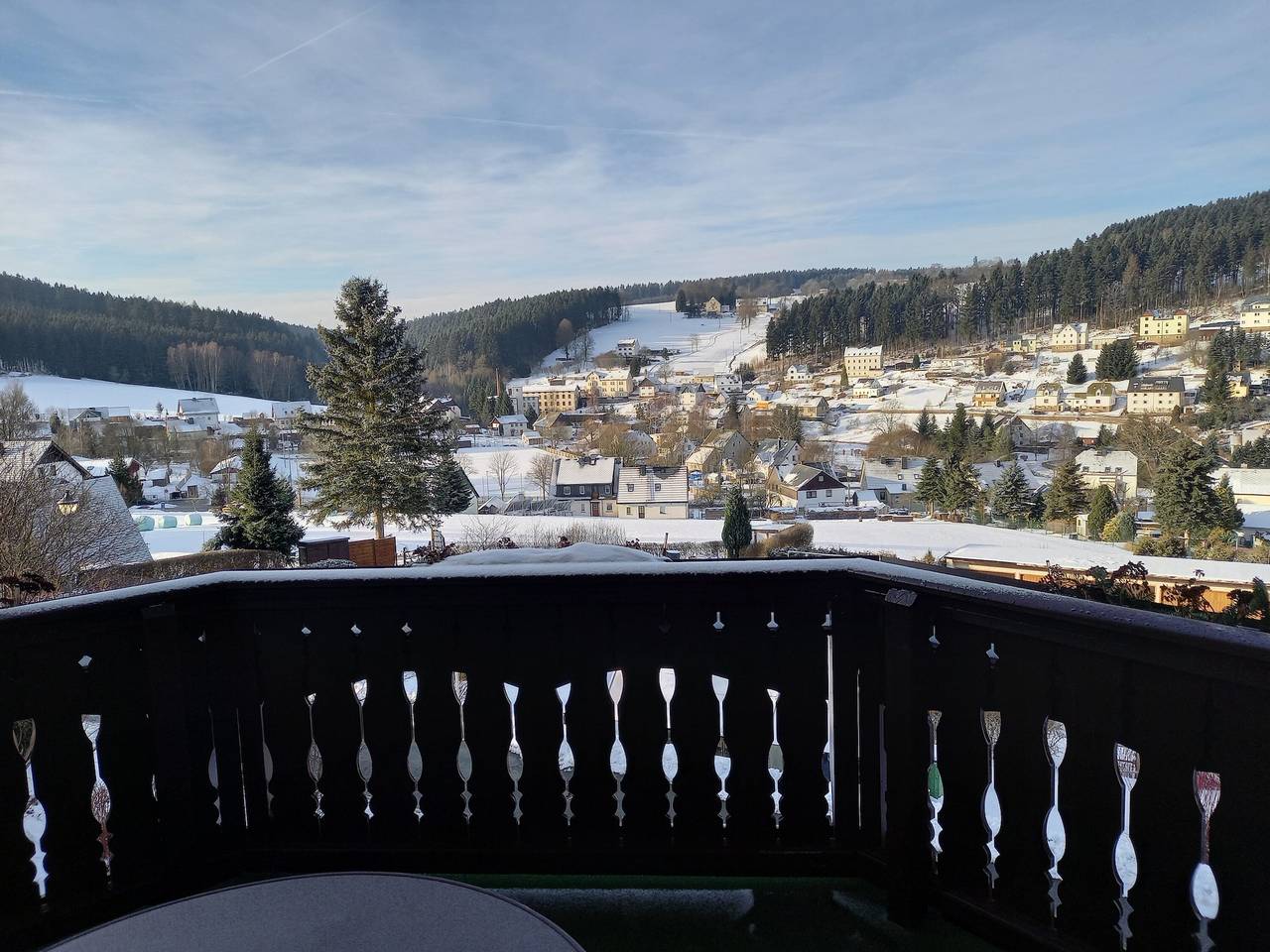 Ganze Wohnung, Ferienhaus Bergblick Zweiraum-Ferienwohnung-Obere Etage in Pobershau, Marienberg