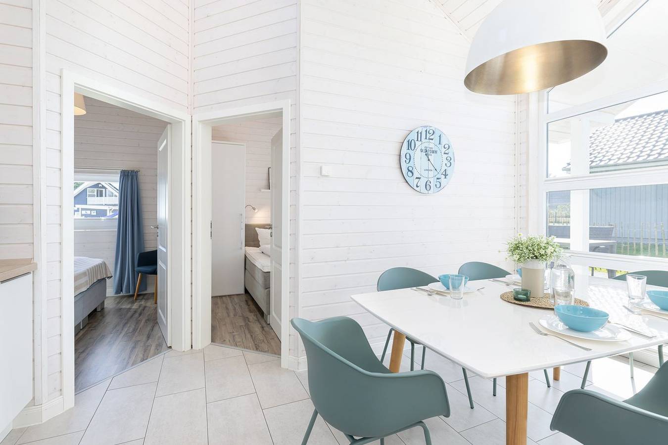 Ferienhaus "Sansibay" in Schönberg-Holm: Sauna, Kamin, 650 m Strand, Strandkorb in Holm, Schönberg