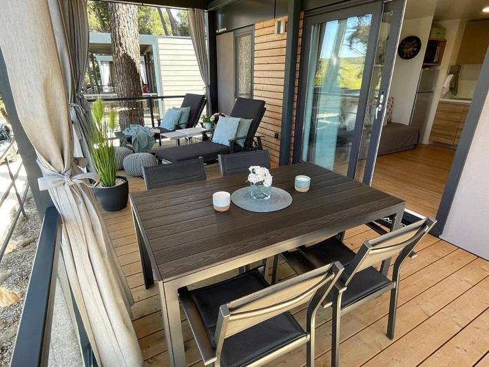 Camping für 5 Personen, mit Ausblick und Terrasse, mit Haustier in Rovinj - 2