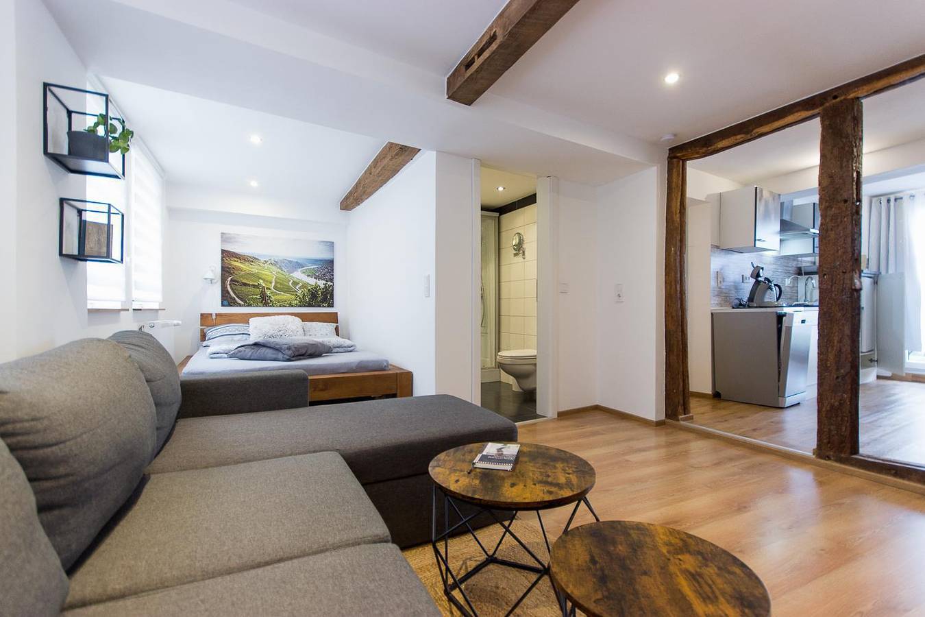 Ganze Ferienwohnung, Gemütliches Studio 2. in Moselnähe in Zeltingen-Rachtig, Bernkastel-Kues & Umgebung