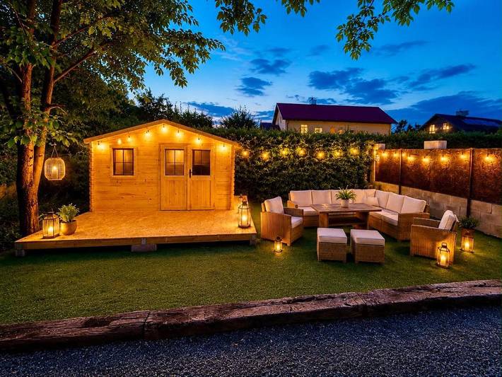 Camping für 3 Personen, mit Garten und Ausblick sowie Pool in der Böhmische Schweiz