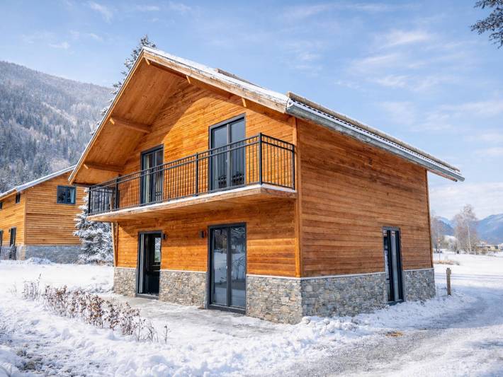 Ferienhaus für 8 Personen, mit Balkon und Garten sowie Sauna, mit Haustier in Afritz am See