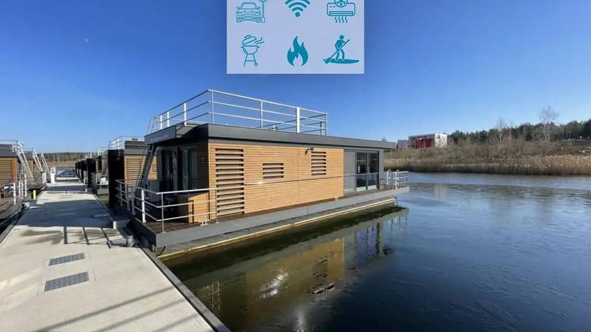 Ferienhaus für 5 Personen, mit Balkon im Lausitzer Seenland