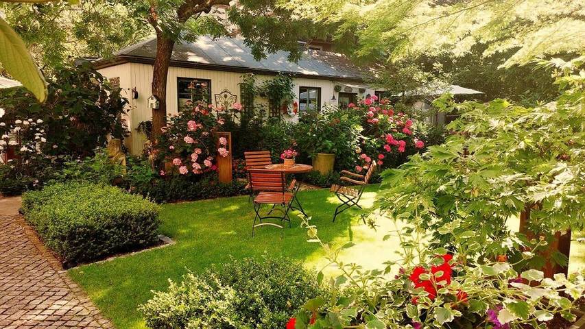 Ferienhaus für 4 Personen, mit Terrasse und Garten sowie Ausblick in Horn