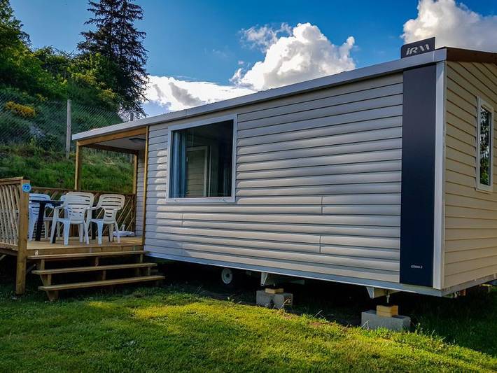 Camping La Cigale de l'Allier - Mobilhome 4 personnes - Irm Loggia 2 in Langogne, Région de Mende