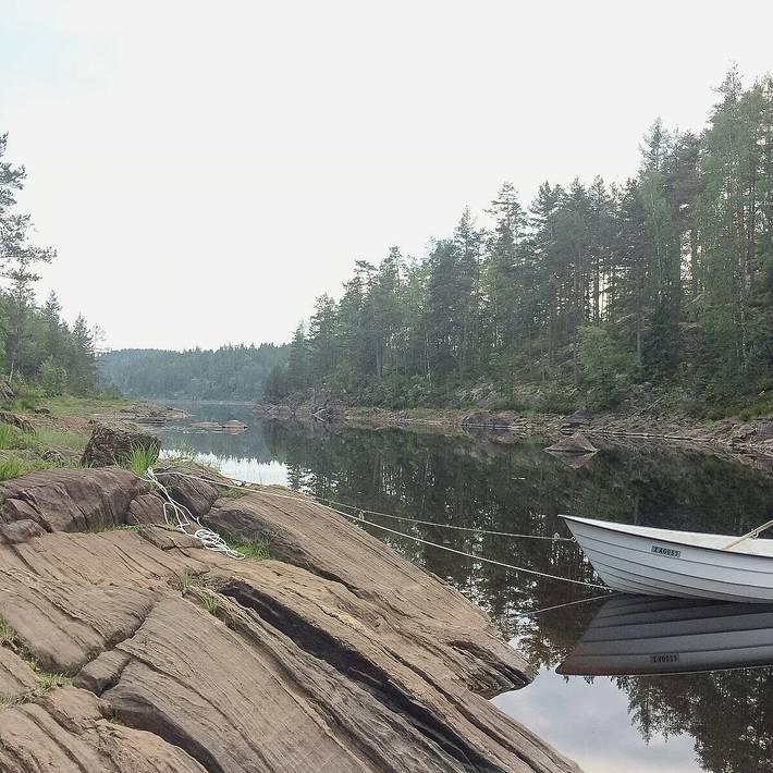 Cabaña forestal histórica en Steinsvannet in Eidsberg
