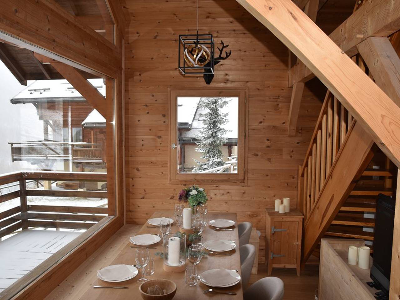 Chalet Confort à Montgenèvre avec Wifi et Cheminée in Montgenèvre, Région de Briançon