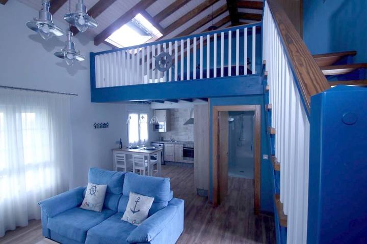 Casa rural para 4 personas, con vistas y terraza en Barcia (Valdes)