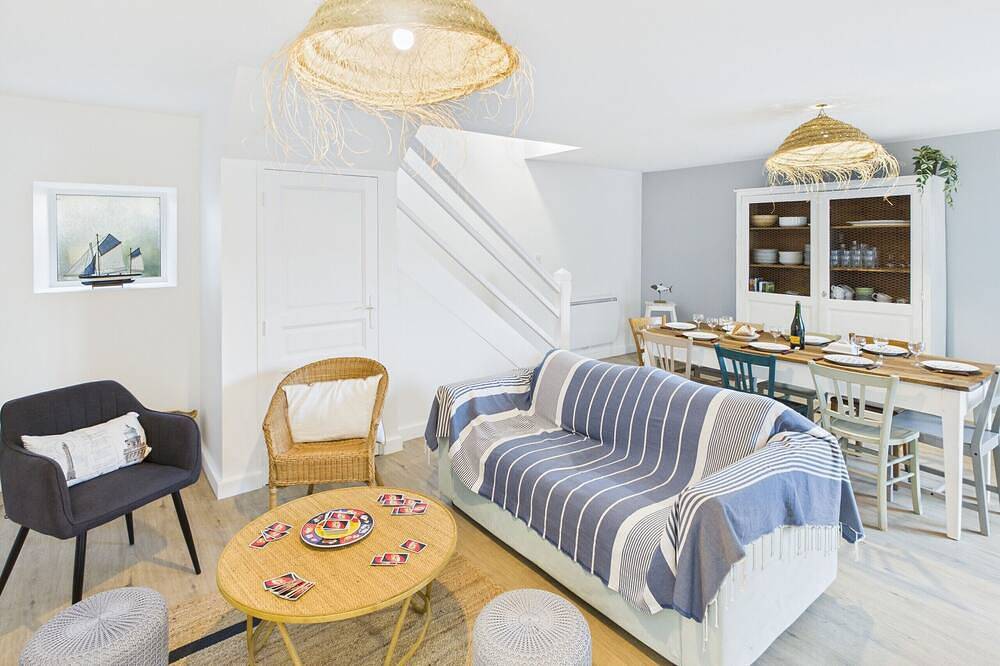 Maison pour 8 avec terrasse - Kerity in Penmarch, Côte de Cornouaille