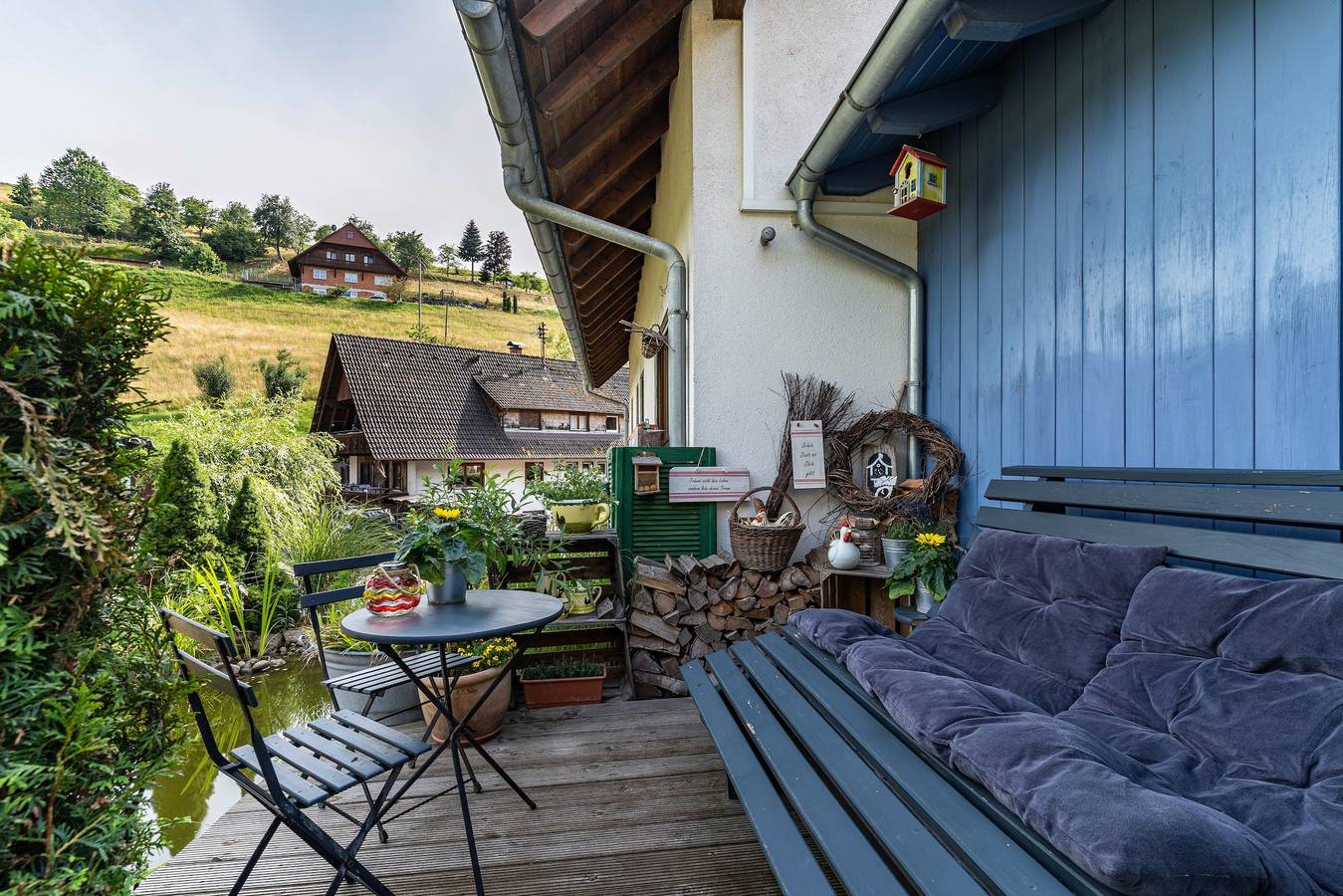 Ganze Wohnung, Ferienwohnung 'Furtwengler' mit privatem Garten, Balkon und Wlan in Oberharmersbach, Mittlerer Schwarzwald