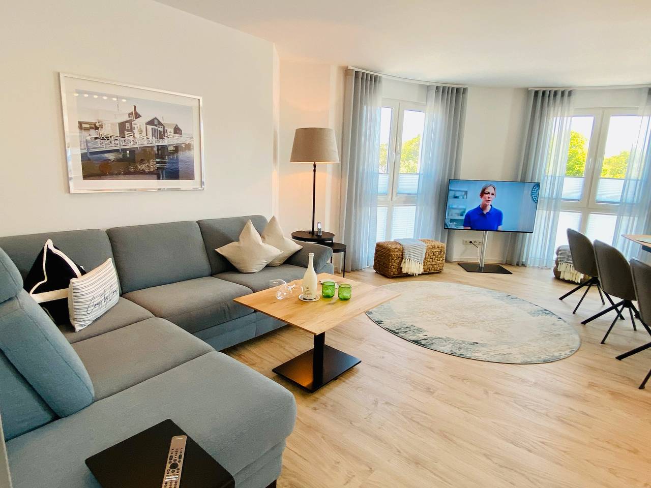 Apartamento inteiro, Apartamento 'Möwenblick' com vista para o mar, varanda e acesso Wi-Fi in Duhnen, Cuxhaven