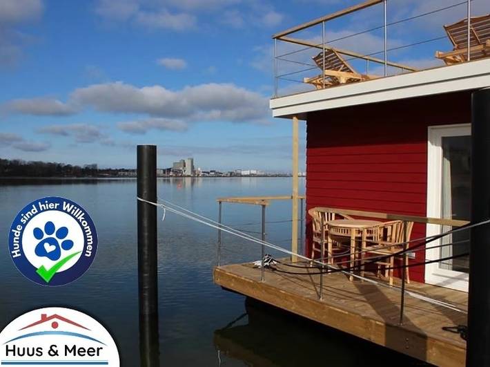 Hausboot für 5 Personen, mit Terrasse und Ausblick, kinderfreundlich in Schleswig-Holstein