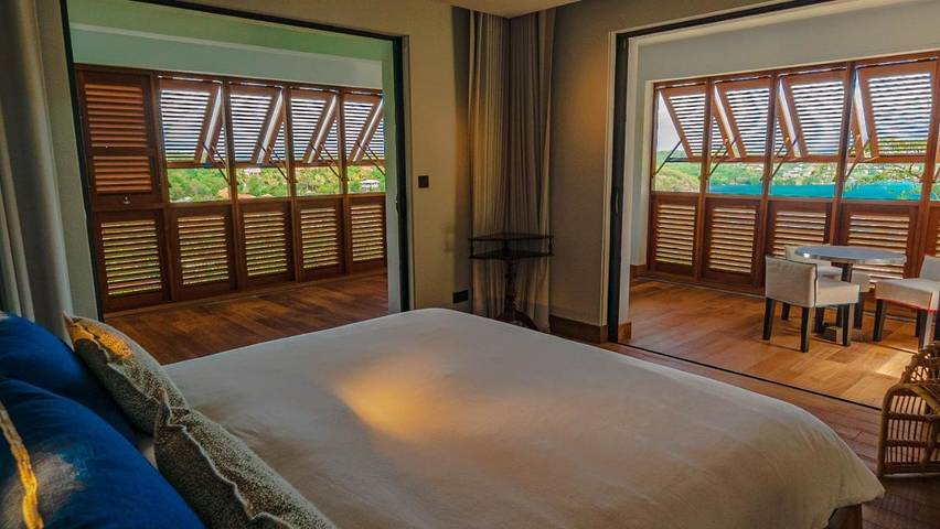 Location de vacances pour 6 personnes, avec jardin ainsi que vue et piscine à Le François - 4