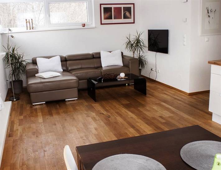 Ferienwohnung für 4 Personen, mit Garten und Sauna sowie Seeblick und Ausblick, kinderfreundlich - 1
