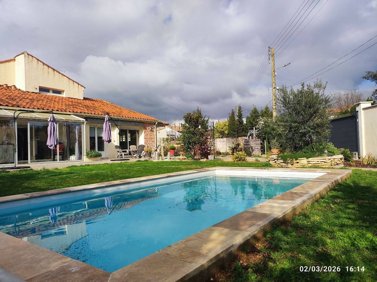 Chambres d'hôtes Sauvian - Chbre 3 Pers Climatisée-Couple+1 in Sauvian, Côte méditerranéenne (France)
