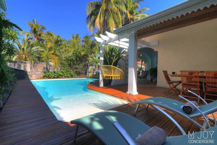Villa für 8 Personen mit Pool in La Saline les Bains, Saint-Paul