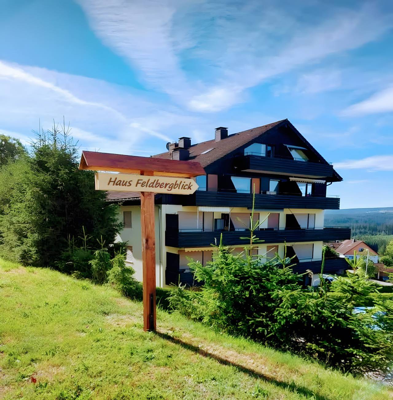 Ganze Wohnung, Ferienwohnung 'Waldkäuzle27' mit Bergblick, gemeinschaftlichen Pool & Balkon, Haustiere auf Anfrage in Kappel (Lenzkirch), Lenzkirch