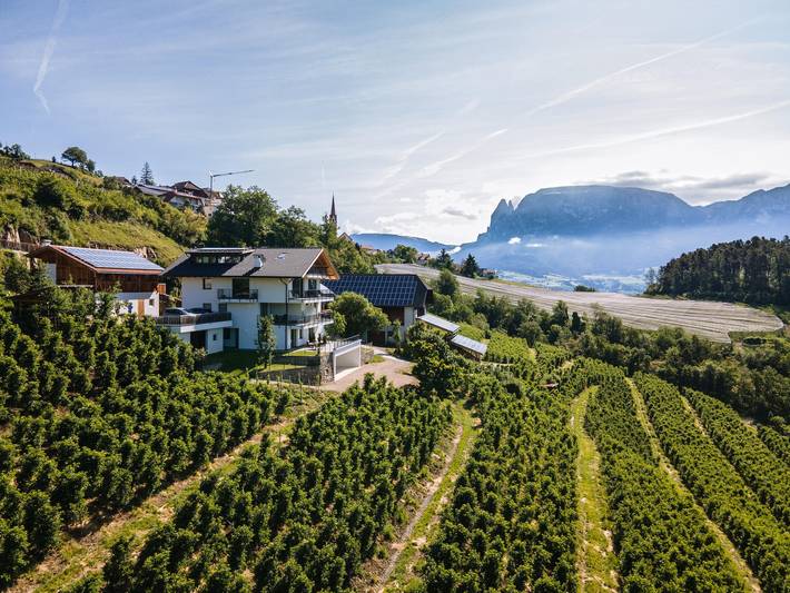 Ferienwohnung für 4 Personen, mit Balkon und Garten sowie Sauna in Ritten